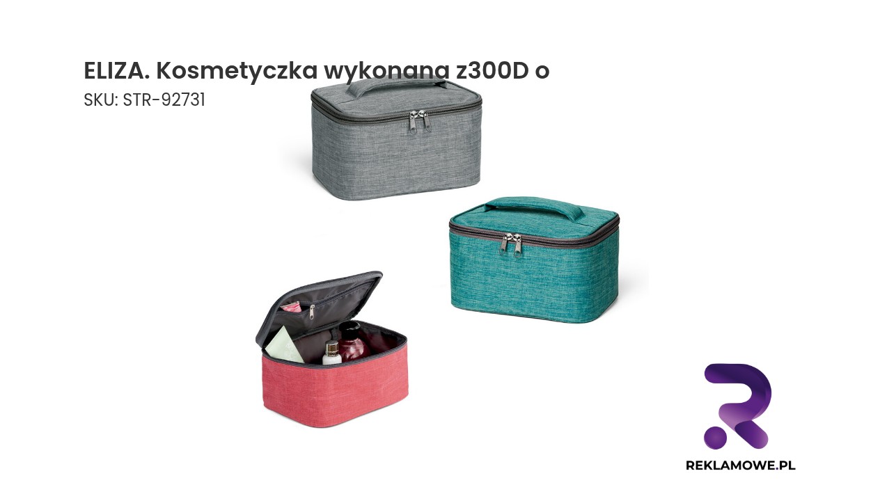 ELIZA. Kosmetyczka wykonana z300D o wysokiej gęstości ELIZA kosmetyczka wykonana z 300D o - zdjęcie produktu