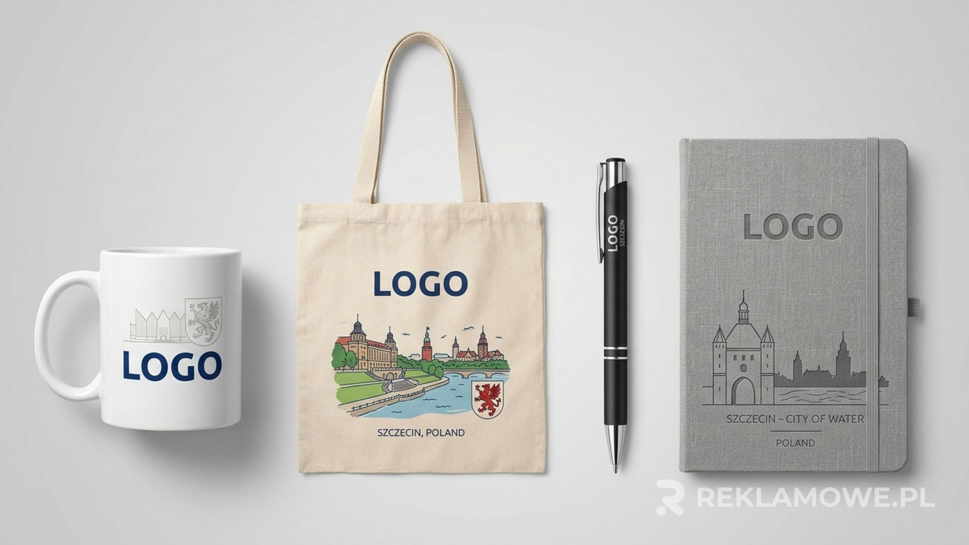 Gadżet reklamowy z logo firmy w Szczecinie zwiększający rozpoznawalność marki