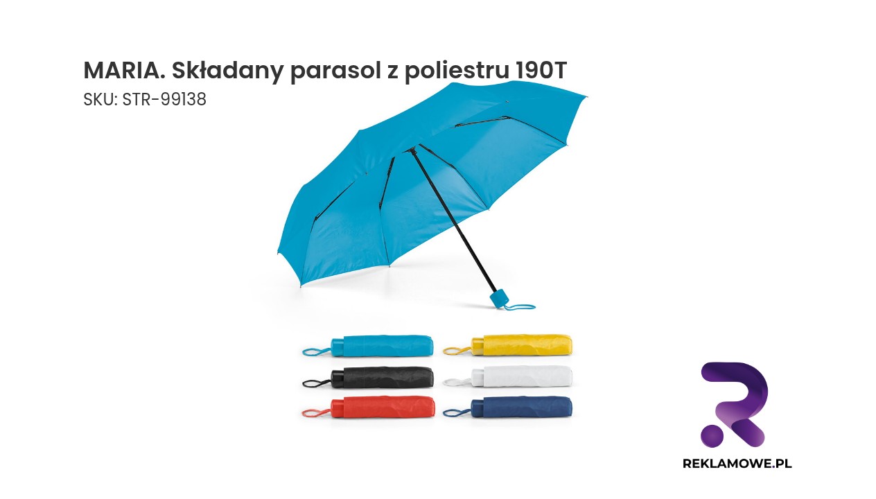 MARIA składany parasol z poliestru 190T