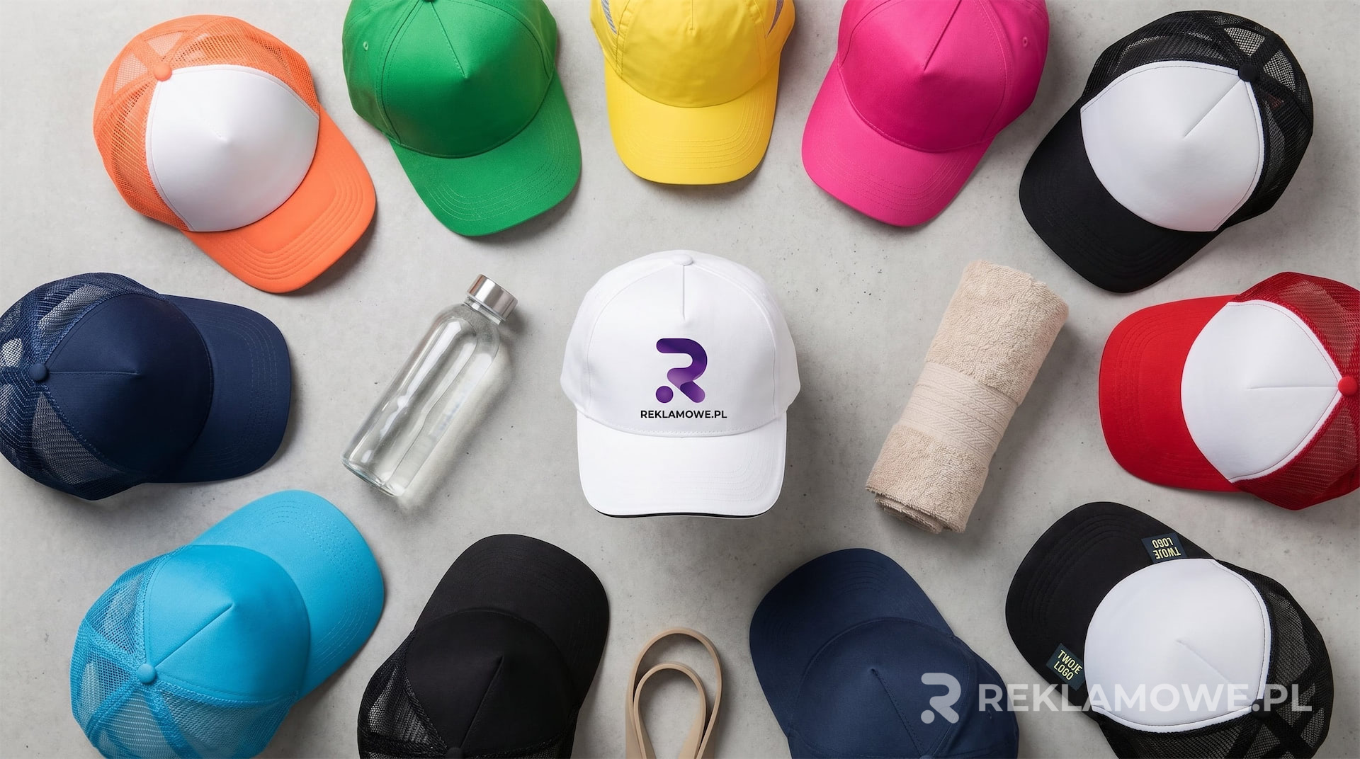 Zestaw personalizowanych gadżetów reklamowych