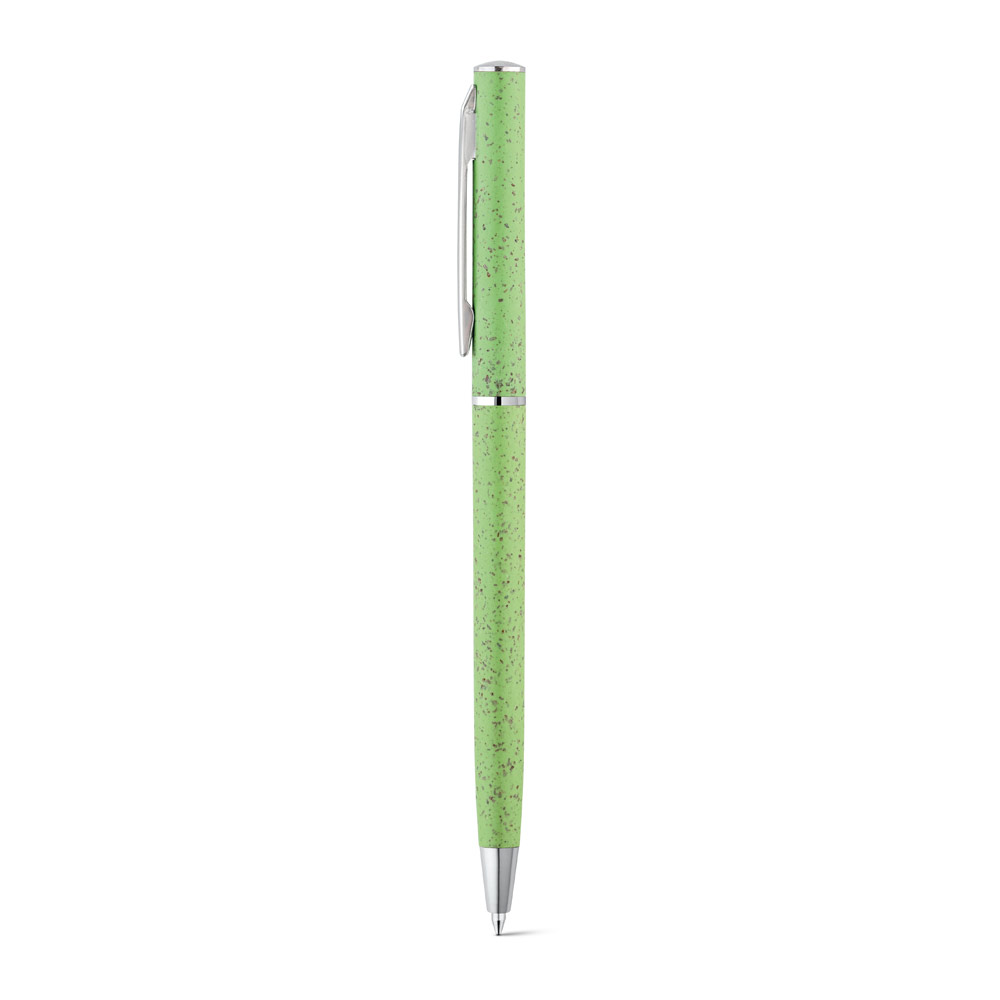 DEVIN. Długopis z włókna słomy pszenicznej i ABS z mechanizmem obrotowym 81203_set