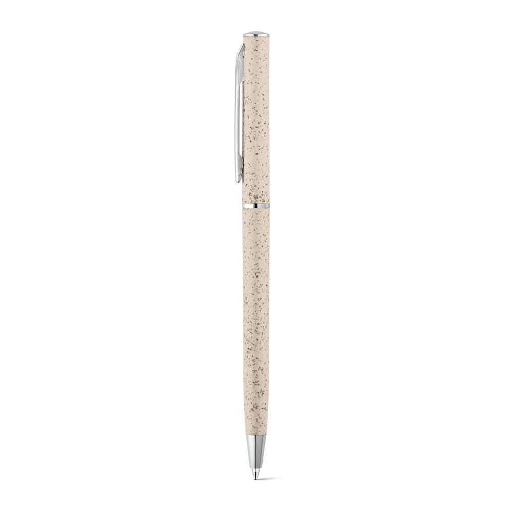 DEVIN. Długopis z włókna słomy pszenicznej i ABS z mechanizmem obrotowym 81203_set