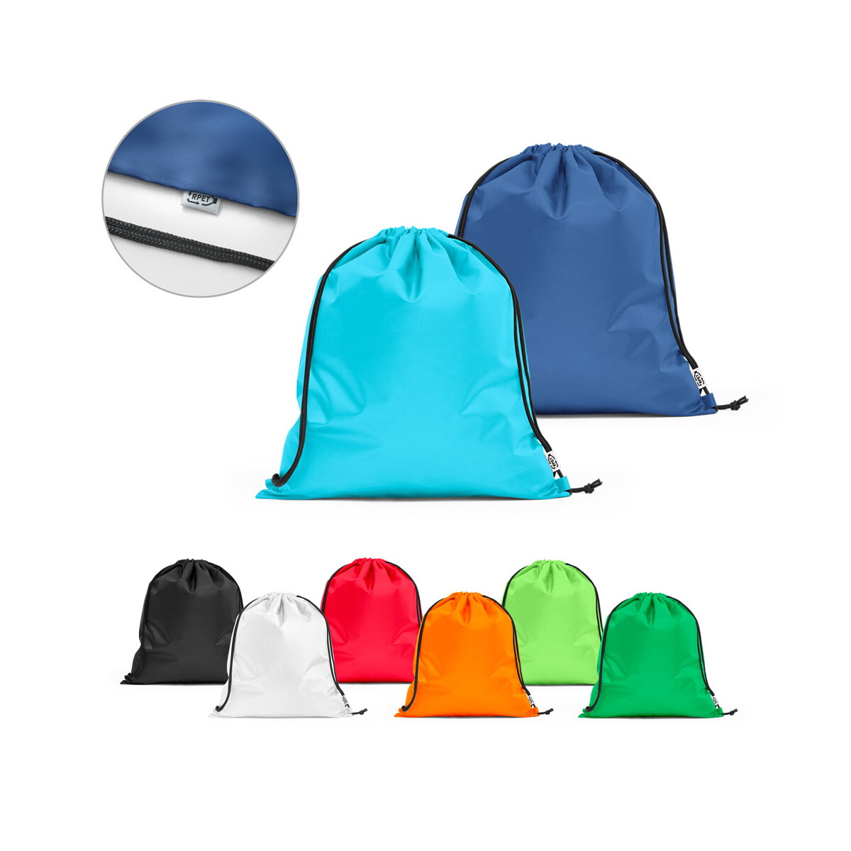 PEMBA. Worek 190T poliester z recyklingu (100% rPET) 92931_set